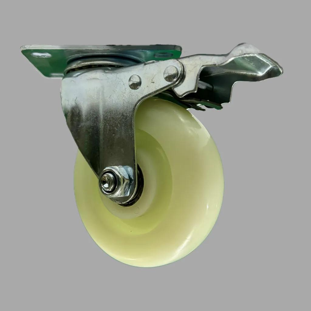 4 inch nylon brake caster