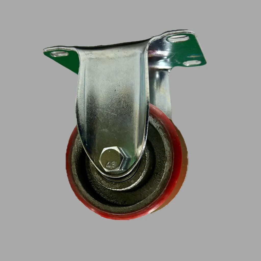 3 inch polyurethane rigid caster